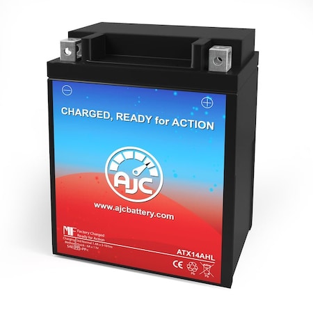 Bsc Preferred Kawasaki ZXR H1 Stinger 750CC Motorcycle Replacement Battery 1989-1992 AJC-PS-ATX14AHL-523704